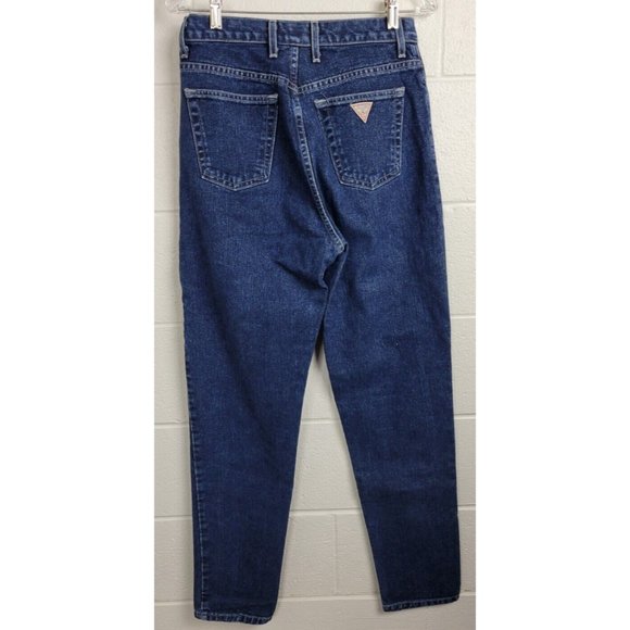 Vtg Guess‎ Jeans USA High Rise Mom Jeans 1050Lg Long sz 30 - Picture 4 of 8